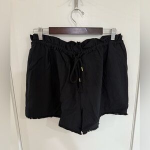 Mango Black Women's Shorts XL
